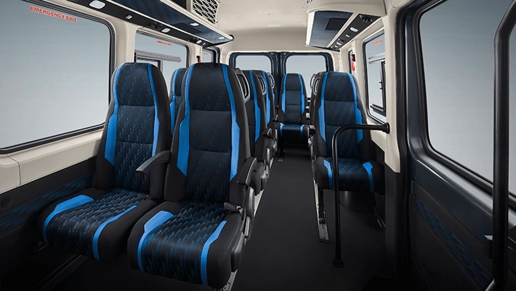 Urbania interior seats